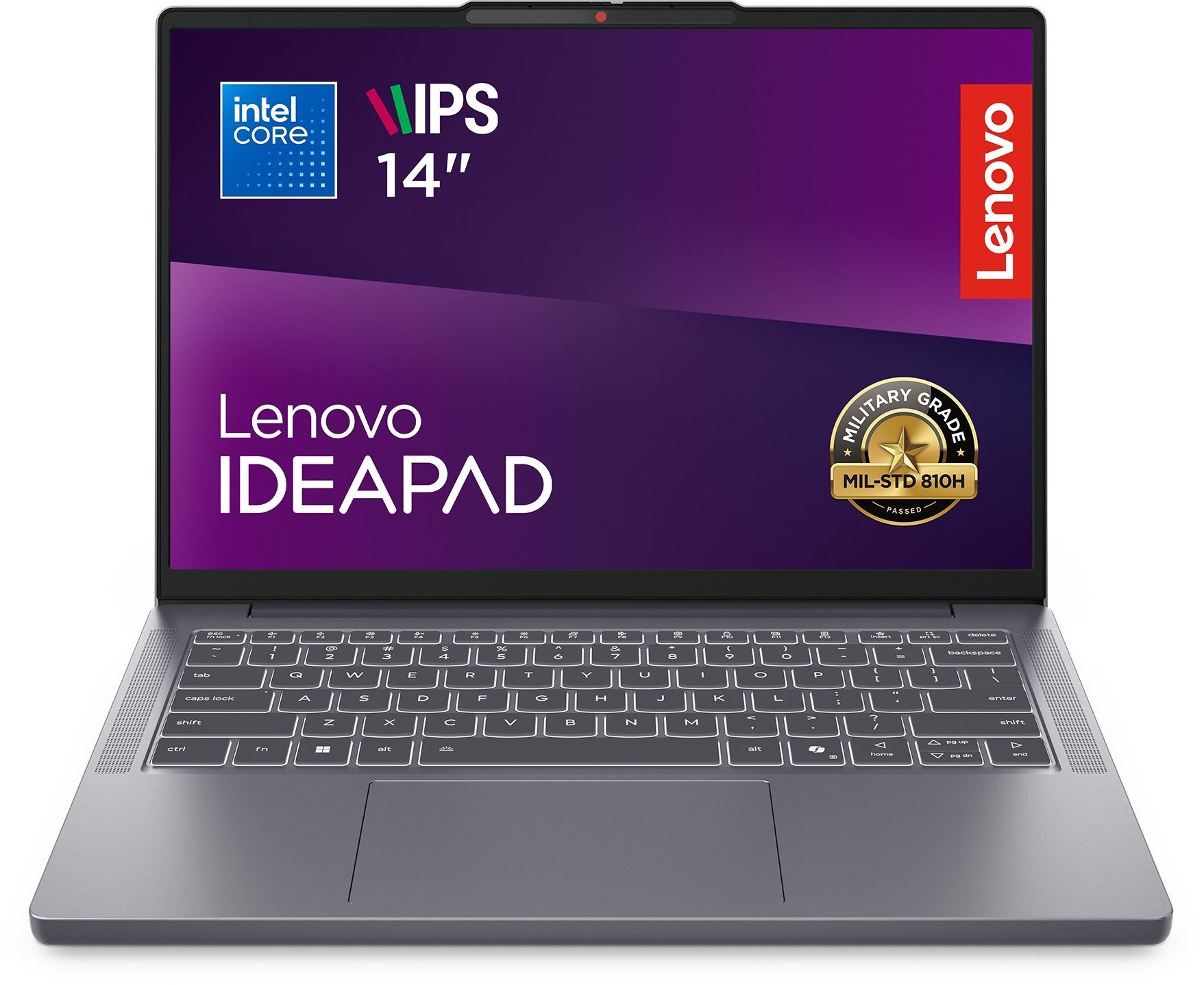 Ноутбук LENOVO IdeaPad Slim 3-14IRH10 Luna Grey (83K000ATRA) фото 2