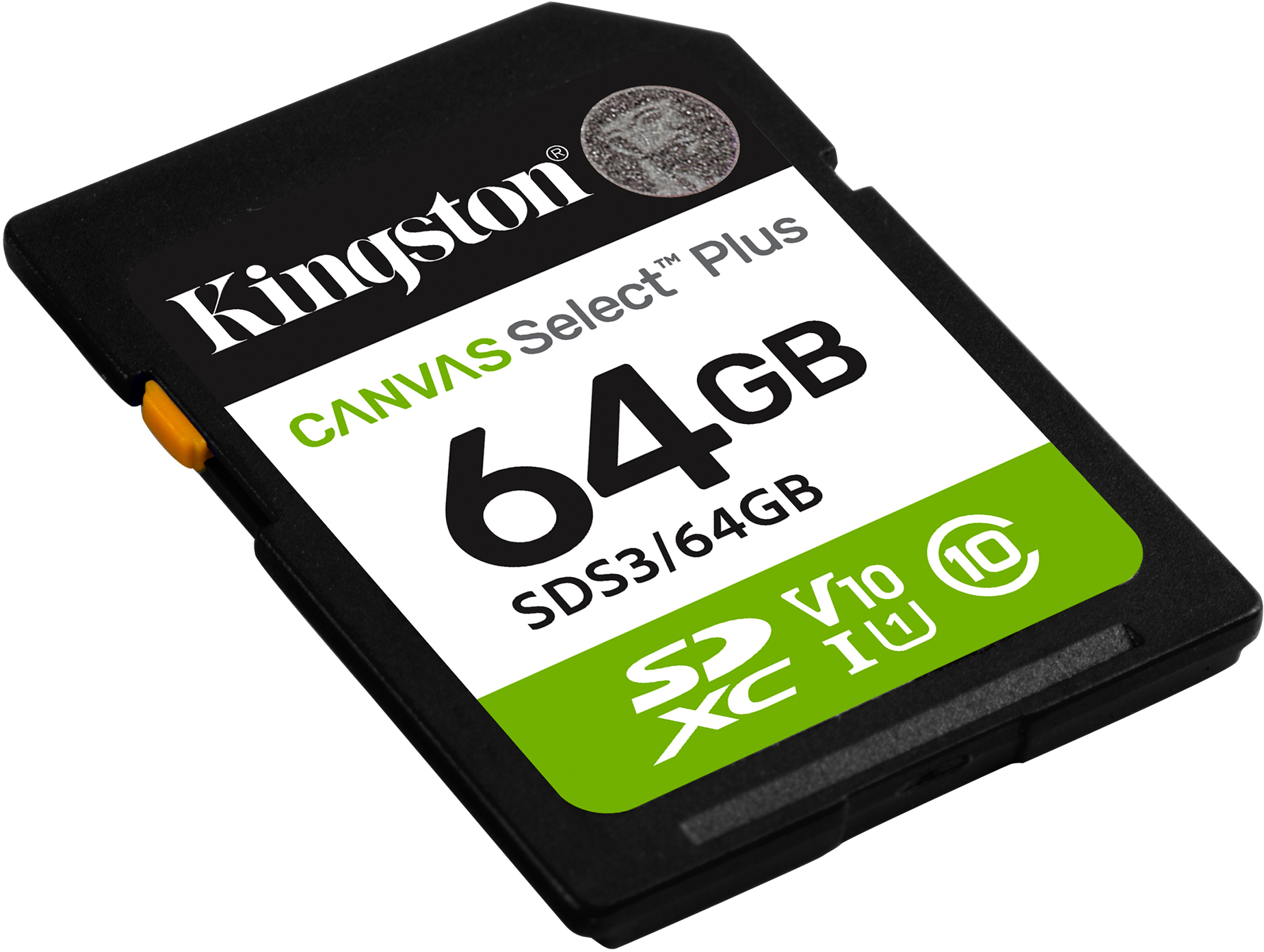 Карта пам'яті Kingston SD 64GB C10 UHS-I V10 R100MB/s (SDS3/64GB)фото2