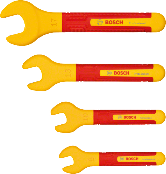 Ключи гаечные Bosch Professional, набор 4 шт, VDE (1.600.A02.NE8) фото 2