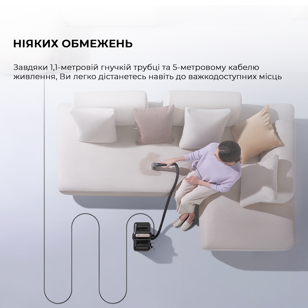 Моющий пылесос Dreame N10 (N10-BL) фото 4