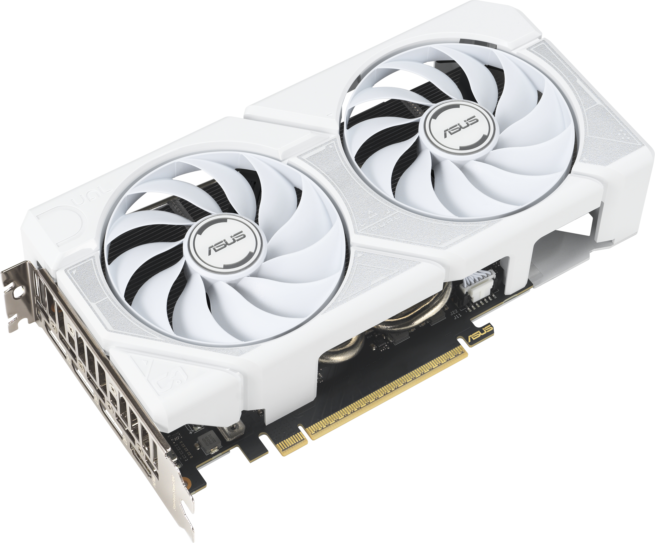 Відеокарта ASUS GeForce RTX 5060 TI 16GB GDDR7 OC DUAL WHITE (90YV0MH6-M0NA00)фото3