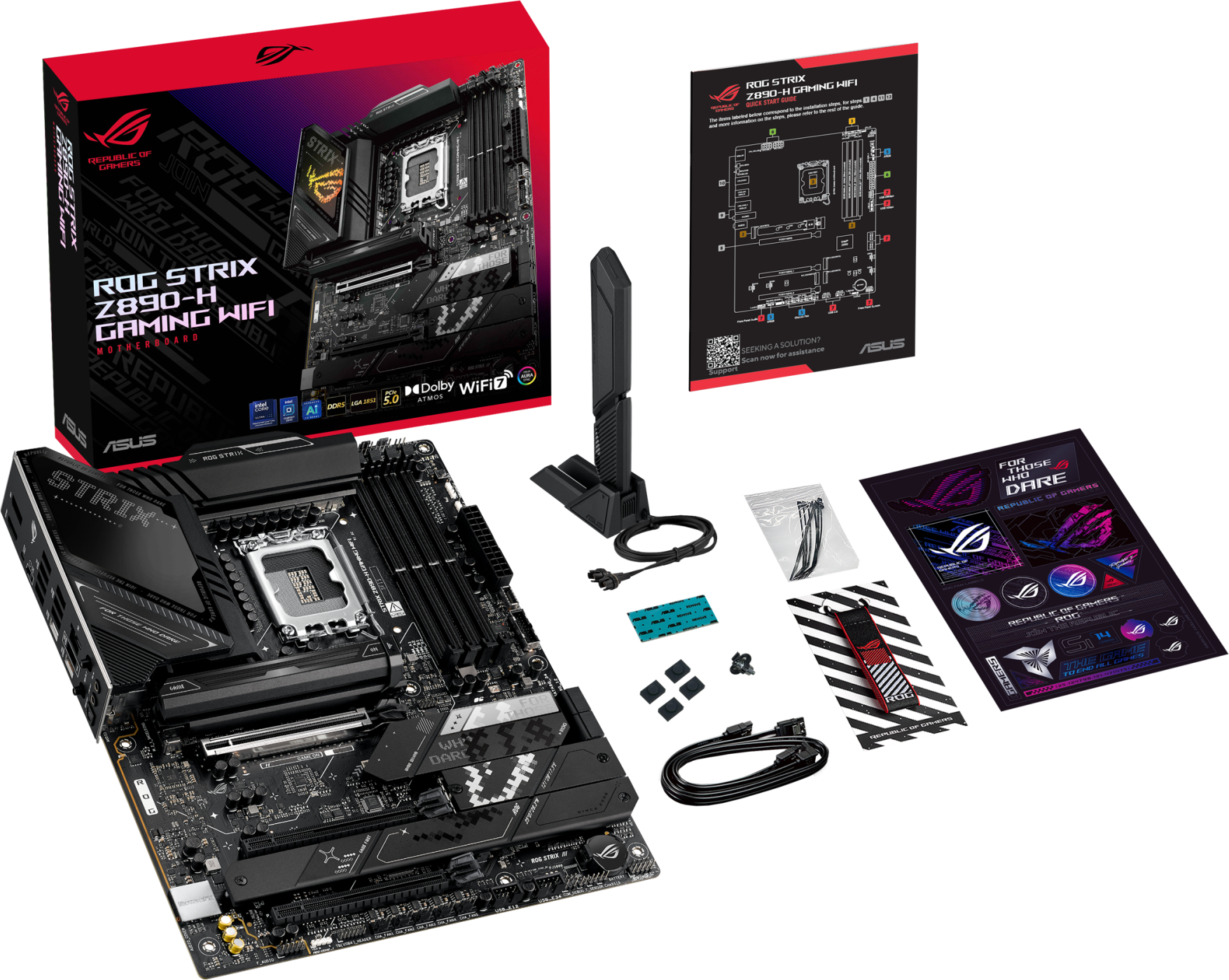 Материнcкая плата ASUS ROG STRIX Z890-H GAMING WIFI (90MB1K20-M0EAY0) фото 12
