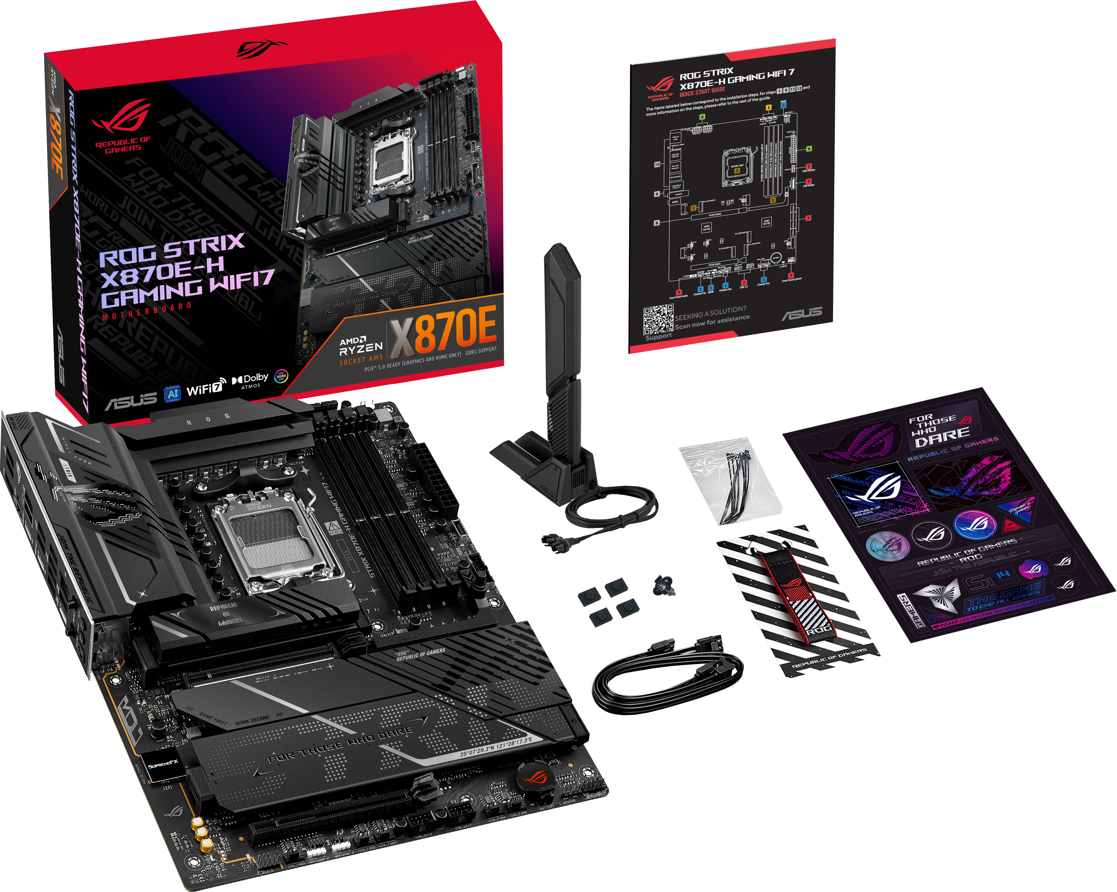Материнcкая плата ASUS ROG STRIX X870E-H GAMING WIFI7 (90MB1M90-M0EAY0) фото 15