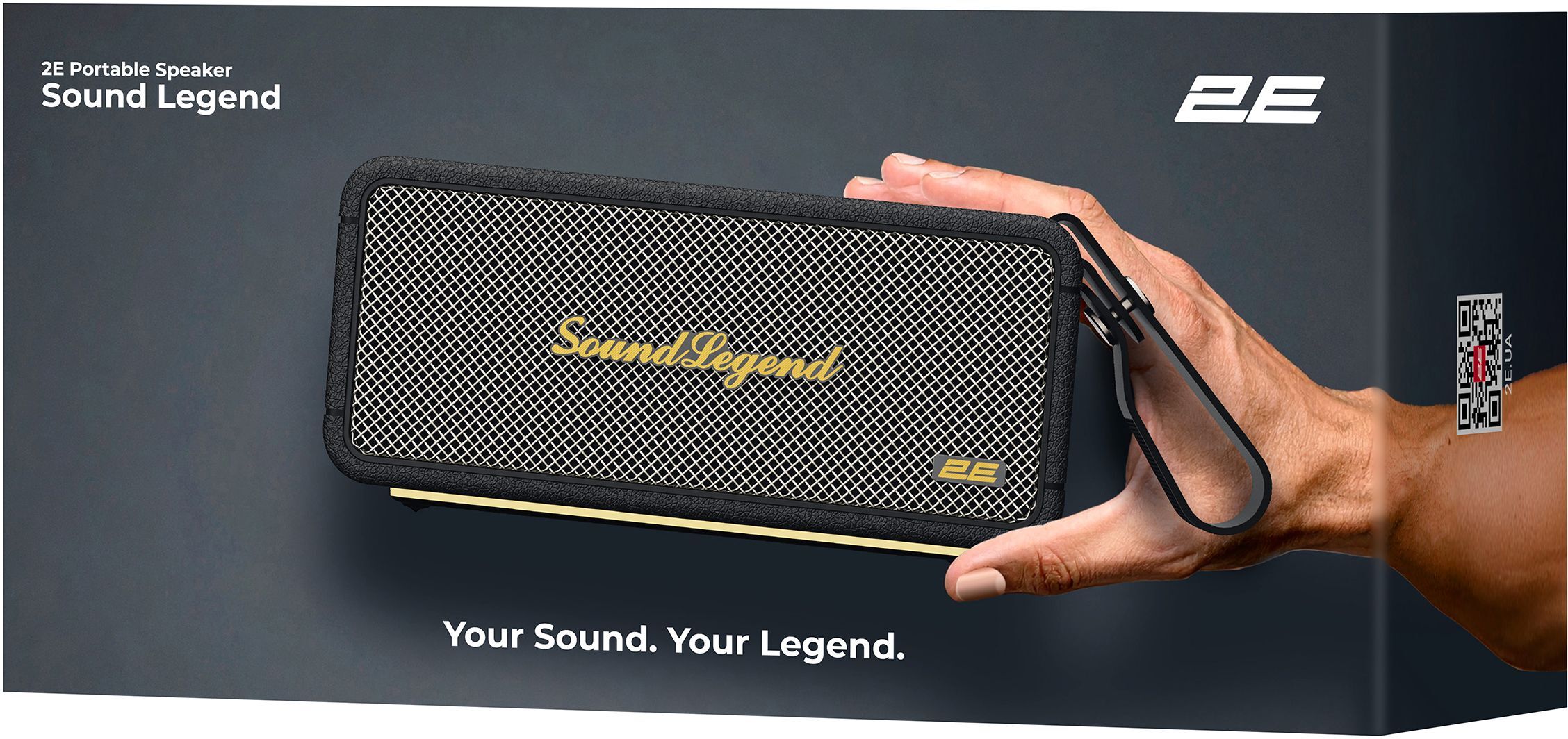 Портативна акустика 2E SoundLegend Black (2E-BSSLWBK)фото