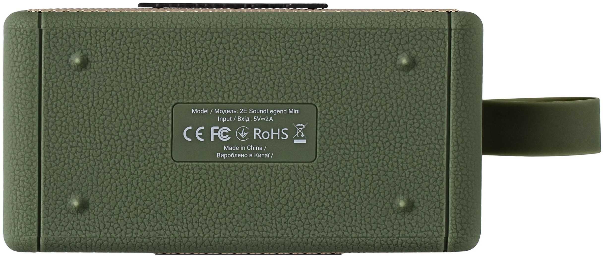 Портативная акустика 2E SoundLegend Mini Green (2E-BSSLMWGN) фото 