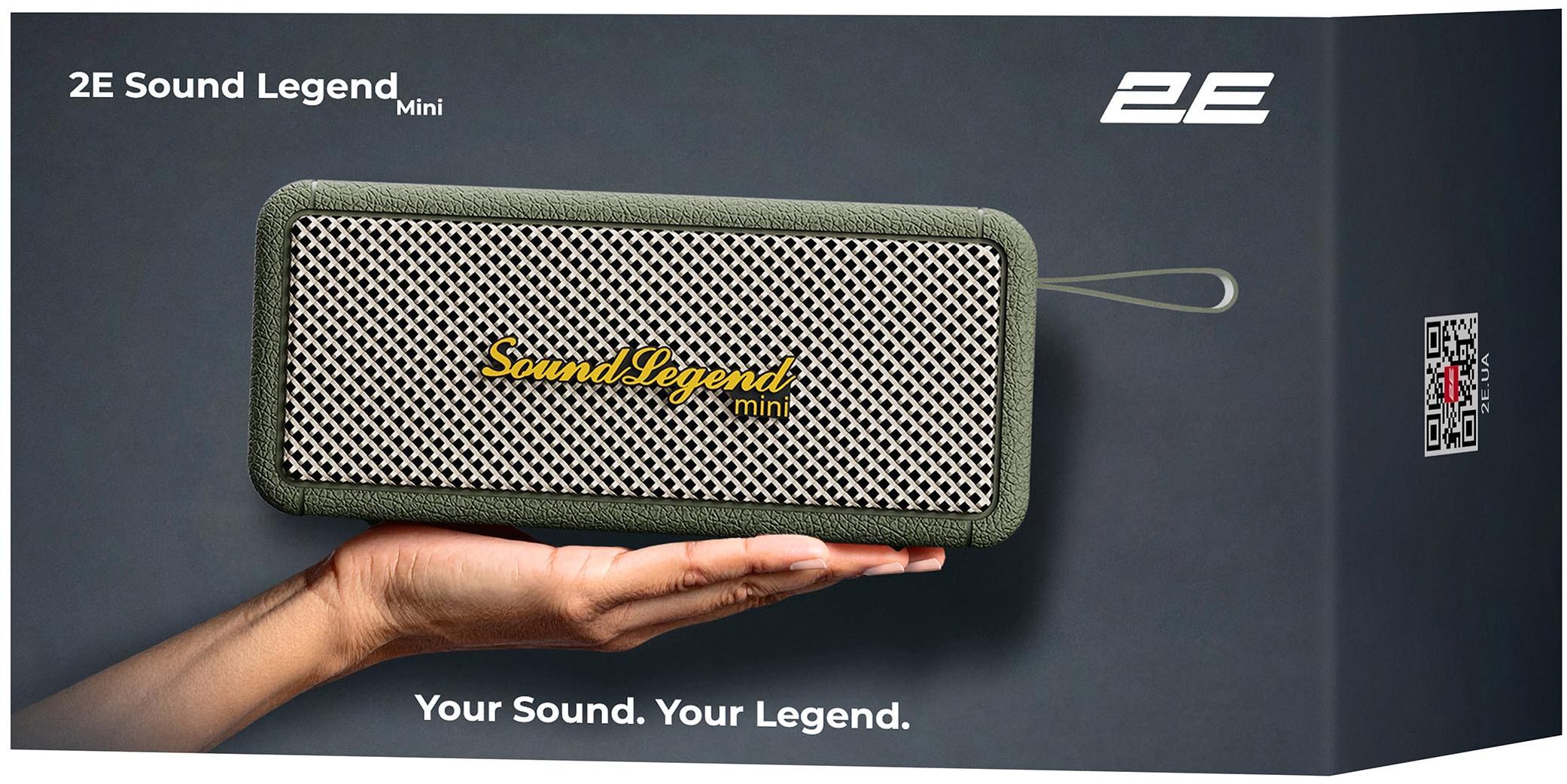Портативная акустика 2E SoundLegend Mini Green (2E-BSSLMWGN) фото 