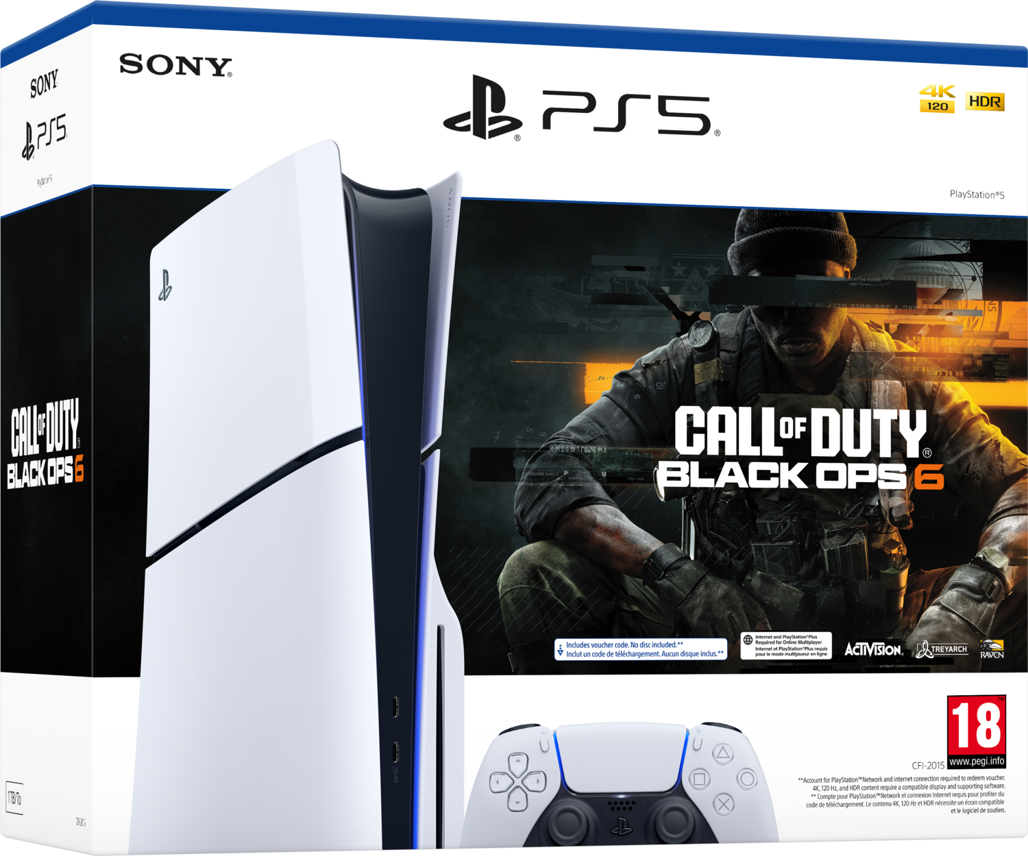 Ігрова консоль PlayStation 5 Slim (код на гру Call of Duty Black Ops 6)фото