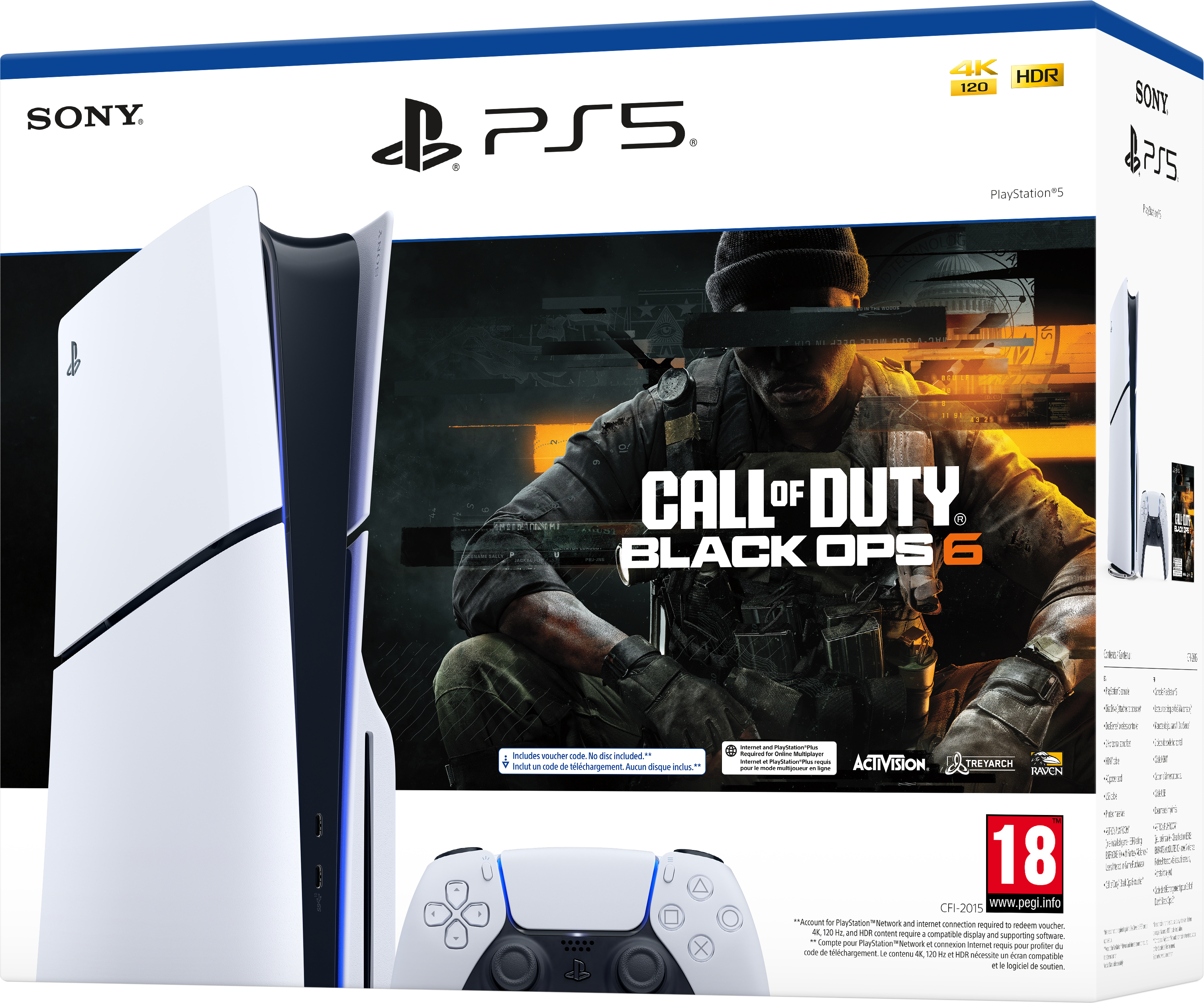 Ігрова консоль PlayStation 5 Slim (код на гру Call of Duty Black Ops 6)фото4