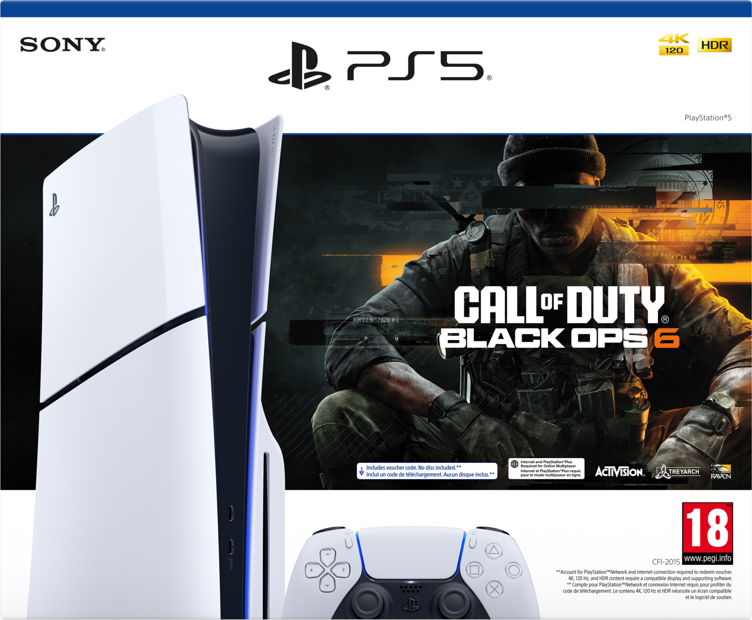 Ігрова консоль PlayStation 5 Slim (код на гру Call of Duty Black Ops 6)фото