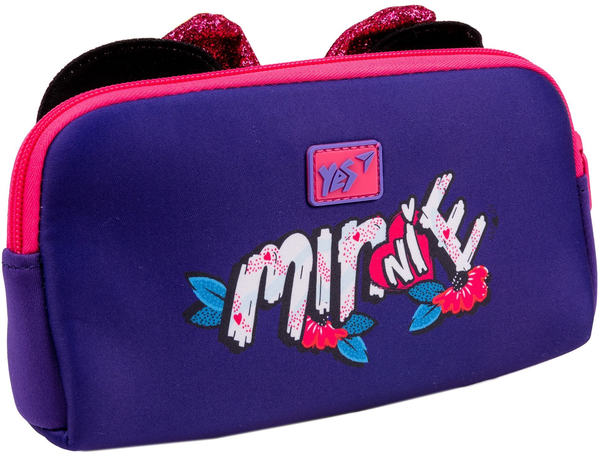 Пенал м`який YES TO-01-1 Minnie Mouse, фіолетовий (533006)фото2