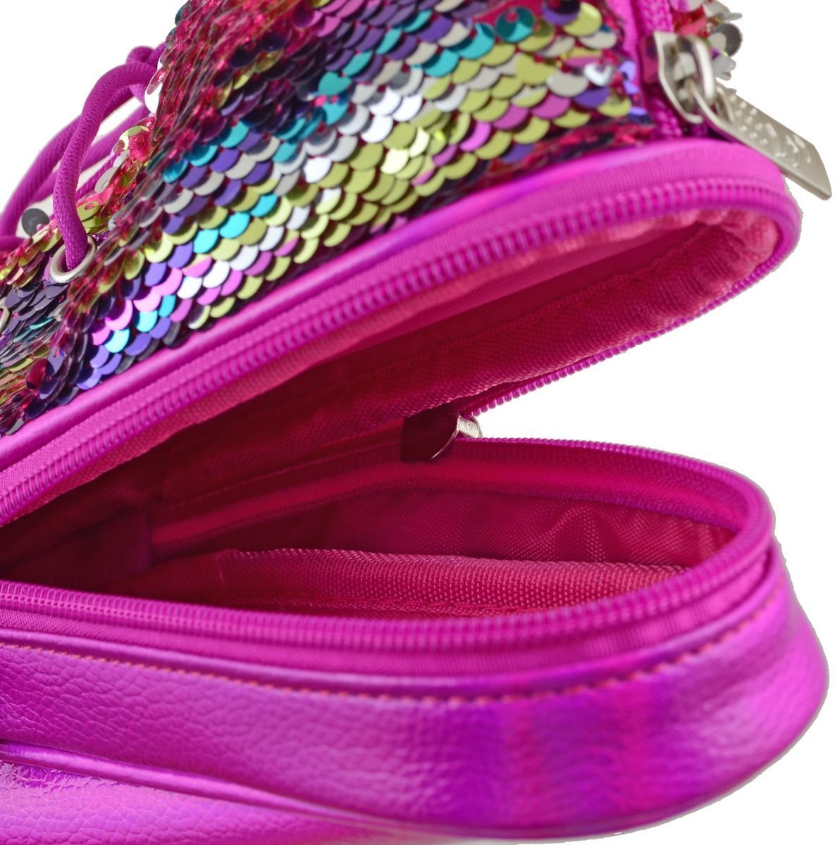 Пенал м'який YES TP-24 Sneakers with sequins rainbow (532722)фото3