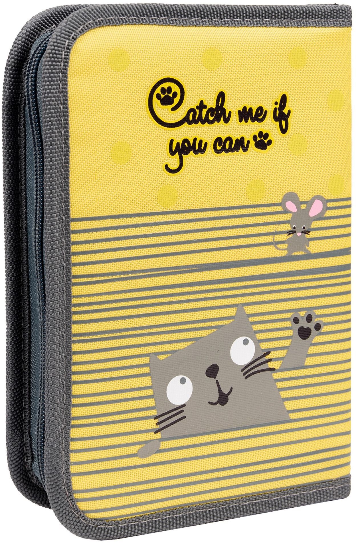 Пенал твердий YES одинарний з двома клапанами HP-04 Kitty (533424)фото
