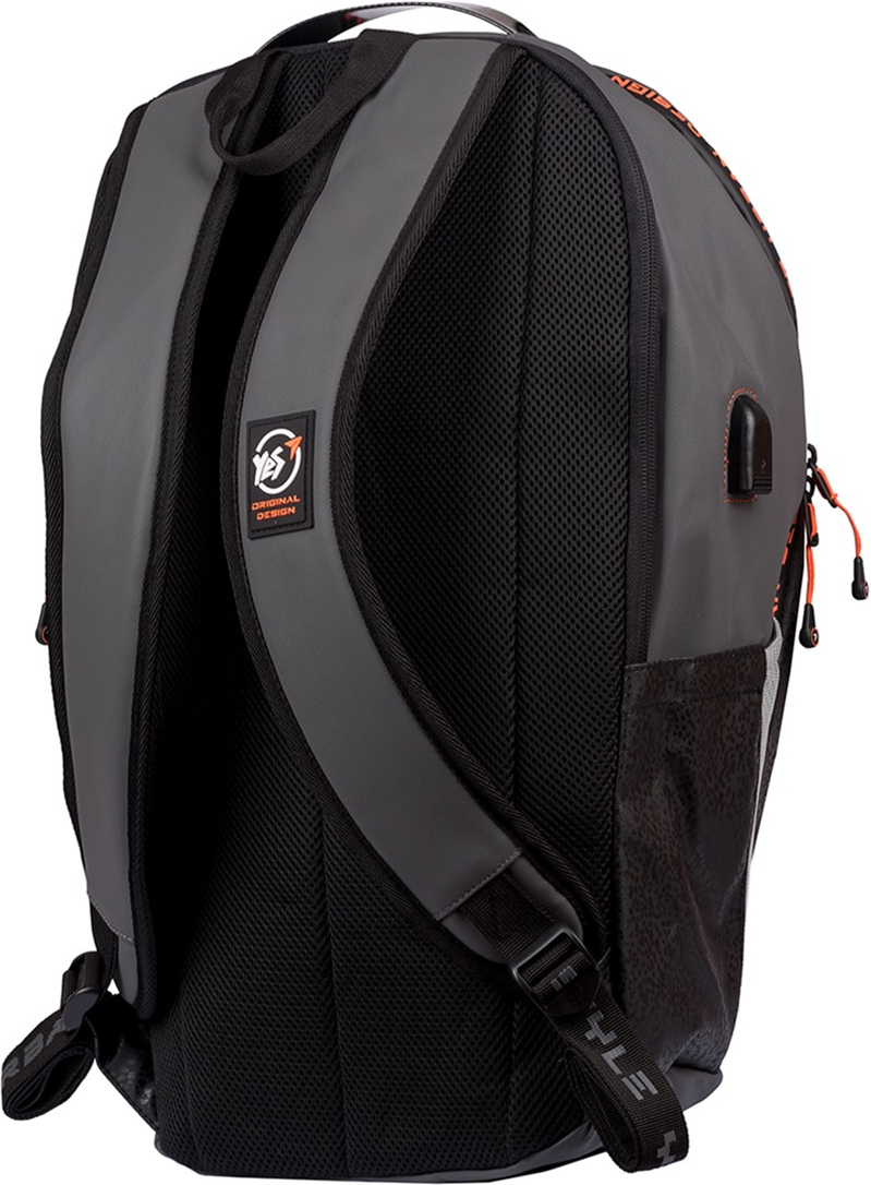 Рюкзак YES T-114 Urban design style, сірий/чорний (555527)фото