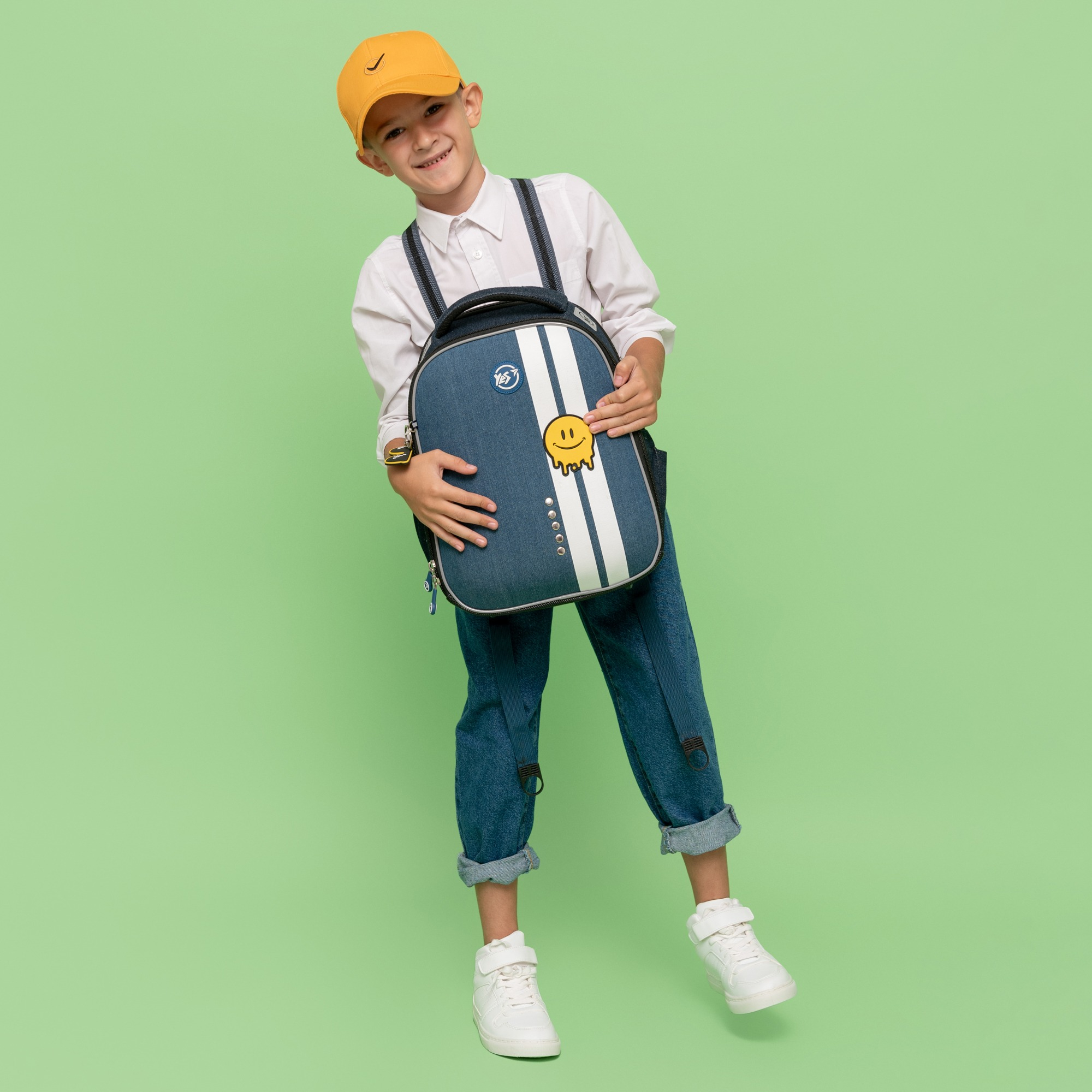 Рюкзак каркасний YES H-100 Smiley World (552223)фото