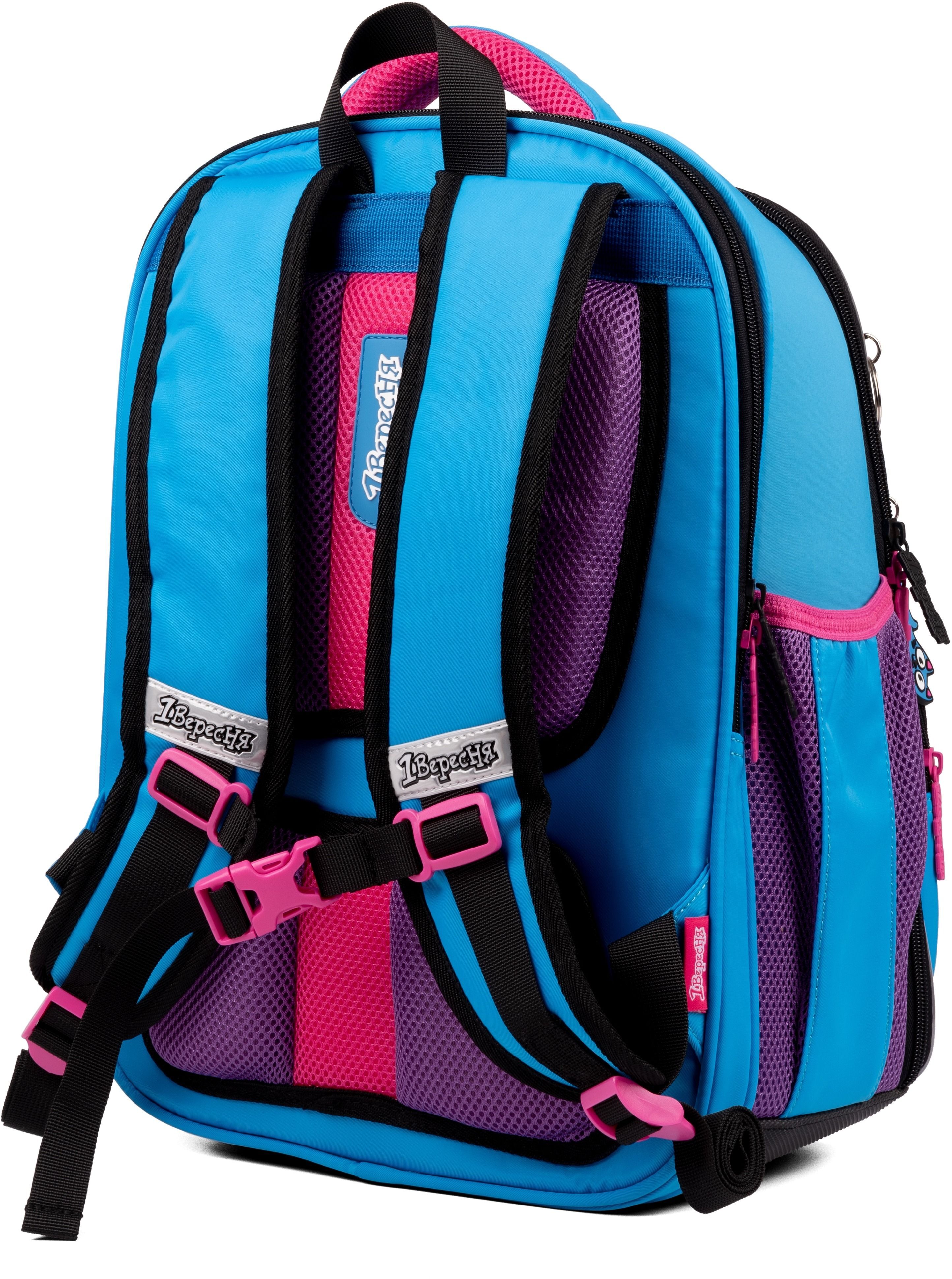 Рюкзак шкільний 1Вересня S-97 Pink and Blue (559493)фото2