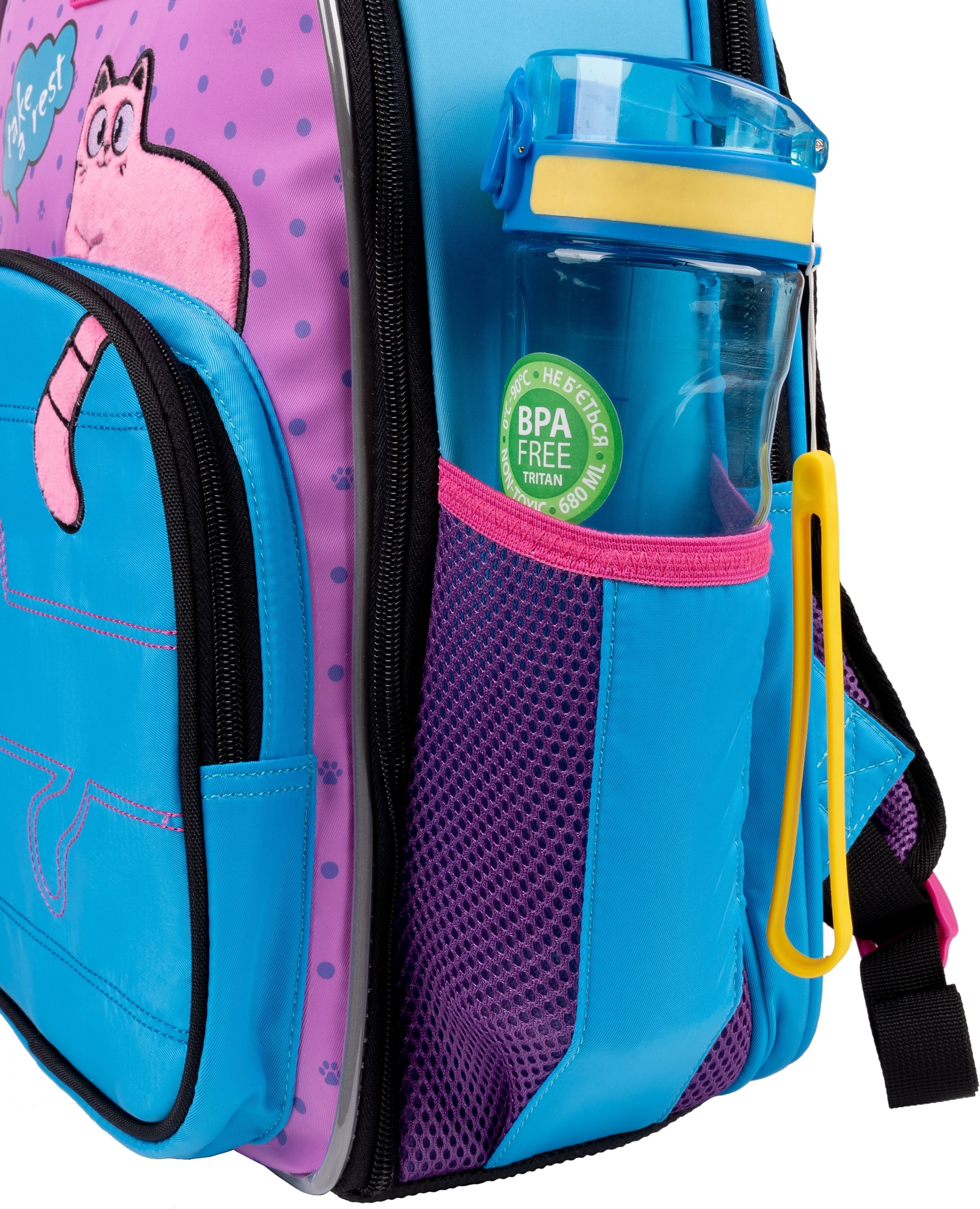 Рюкзак шкільний 1Вересня S-97 Pink and Blue (559493)фото15