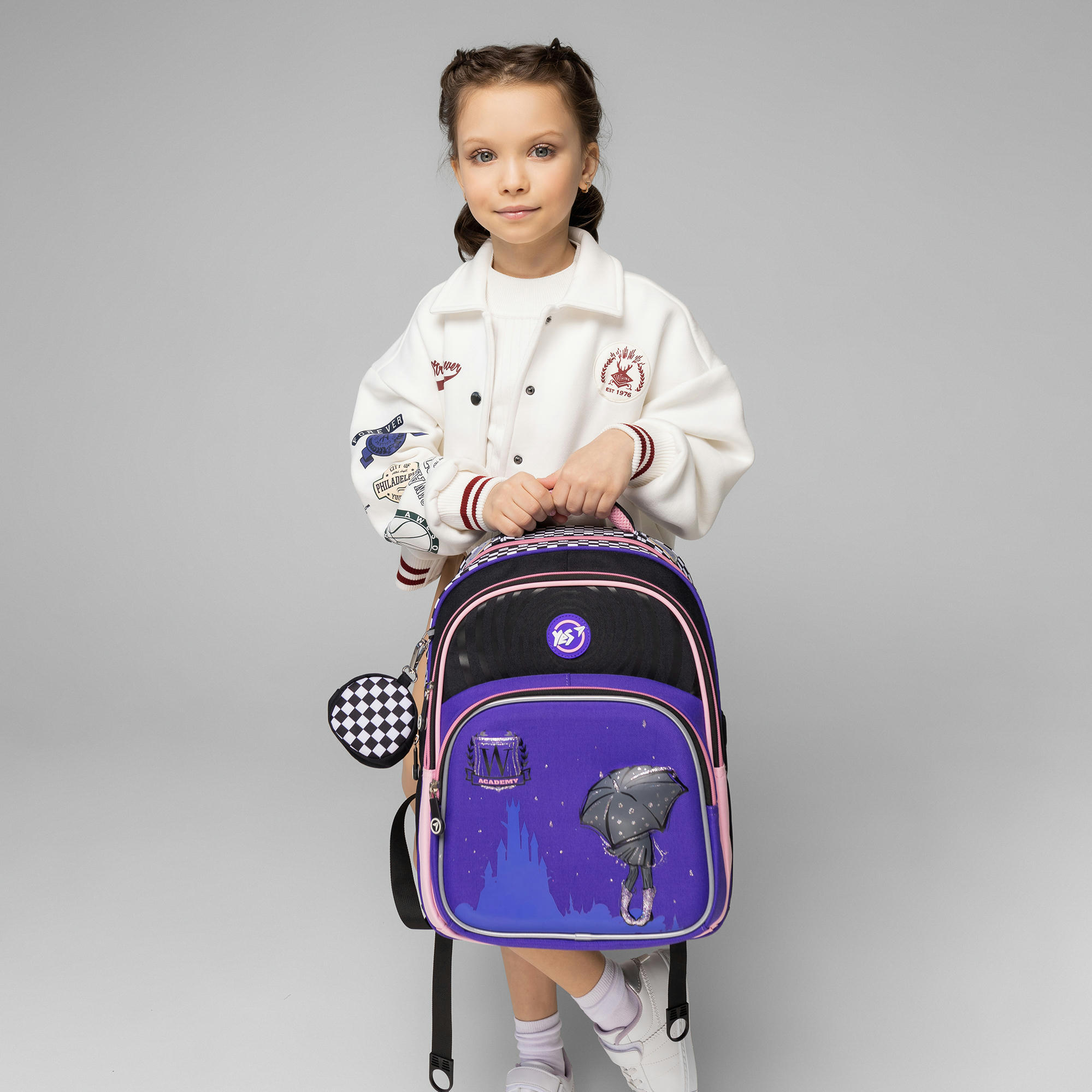 Рюкзак школьный полукаркасный Yes Academy S-91 (559587) фото 