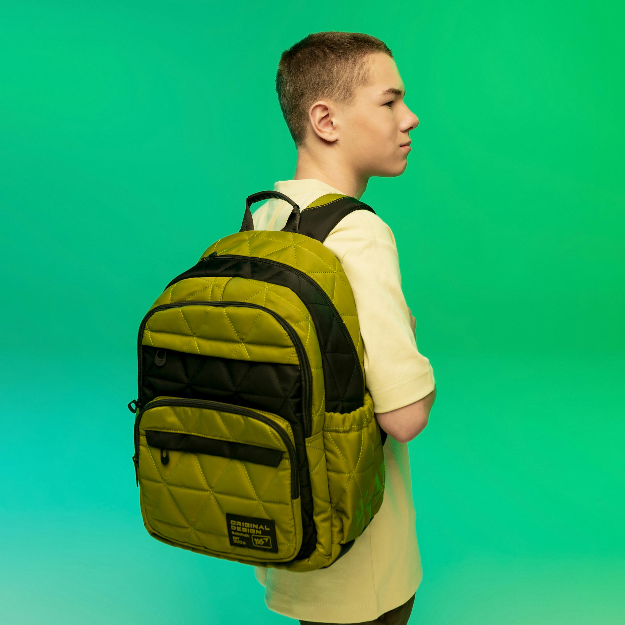 Рюкзак шкільний YES TS-47 Khaki (559617)фото