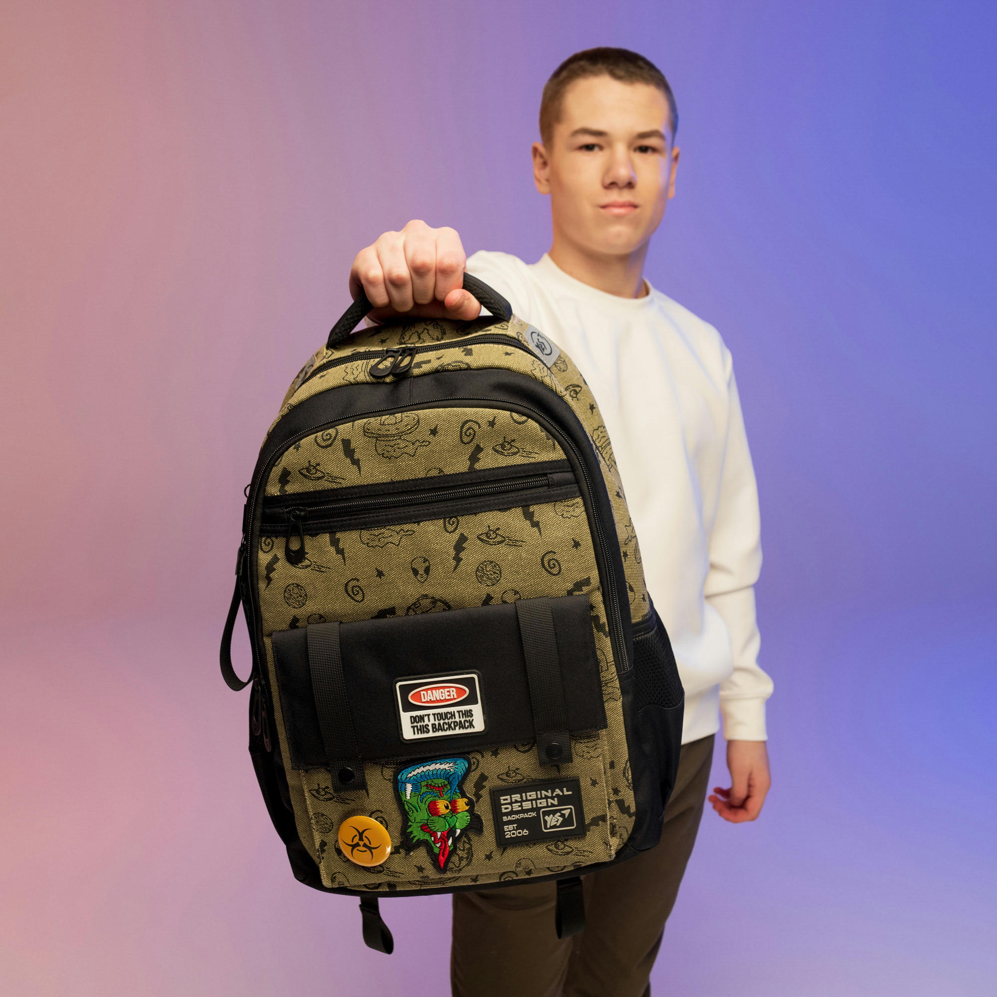 Рюкзак школьный Yes Danger TS-48 (559623) фото 