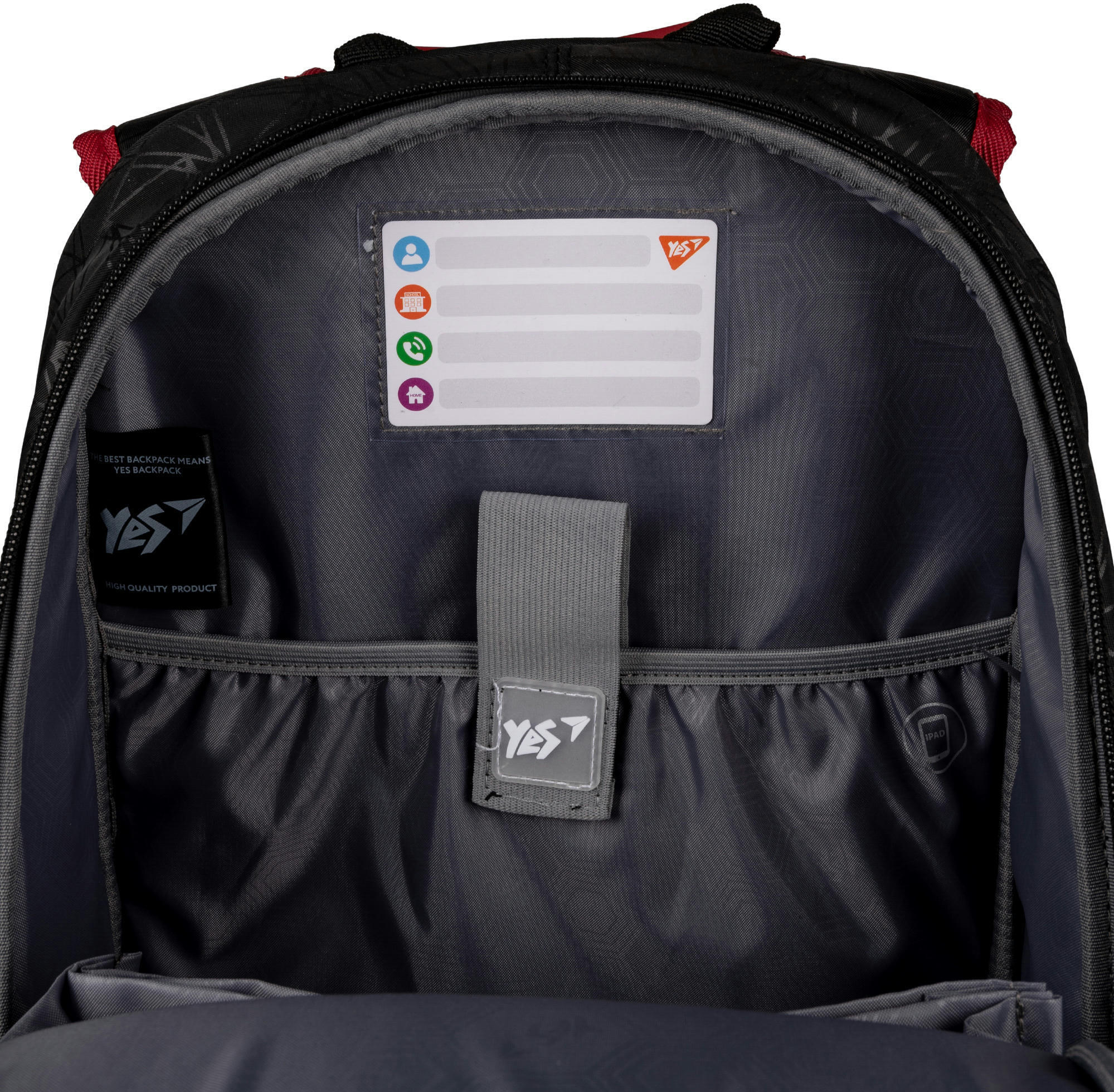 Рюкзак шкільний напівкаркасний YES S-100 Spider (559582)фото