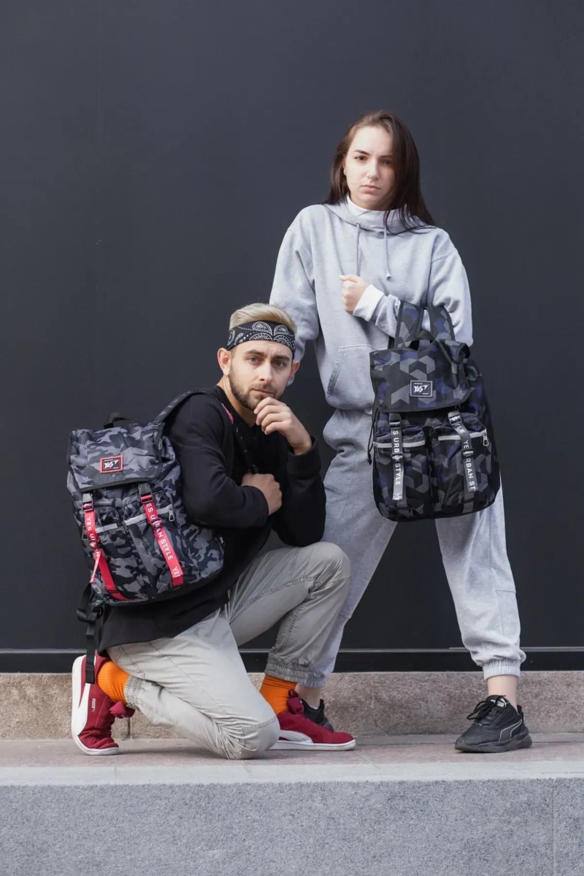 Рюкзак YES T-71 Double up (558360) фото 