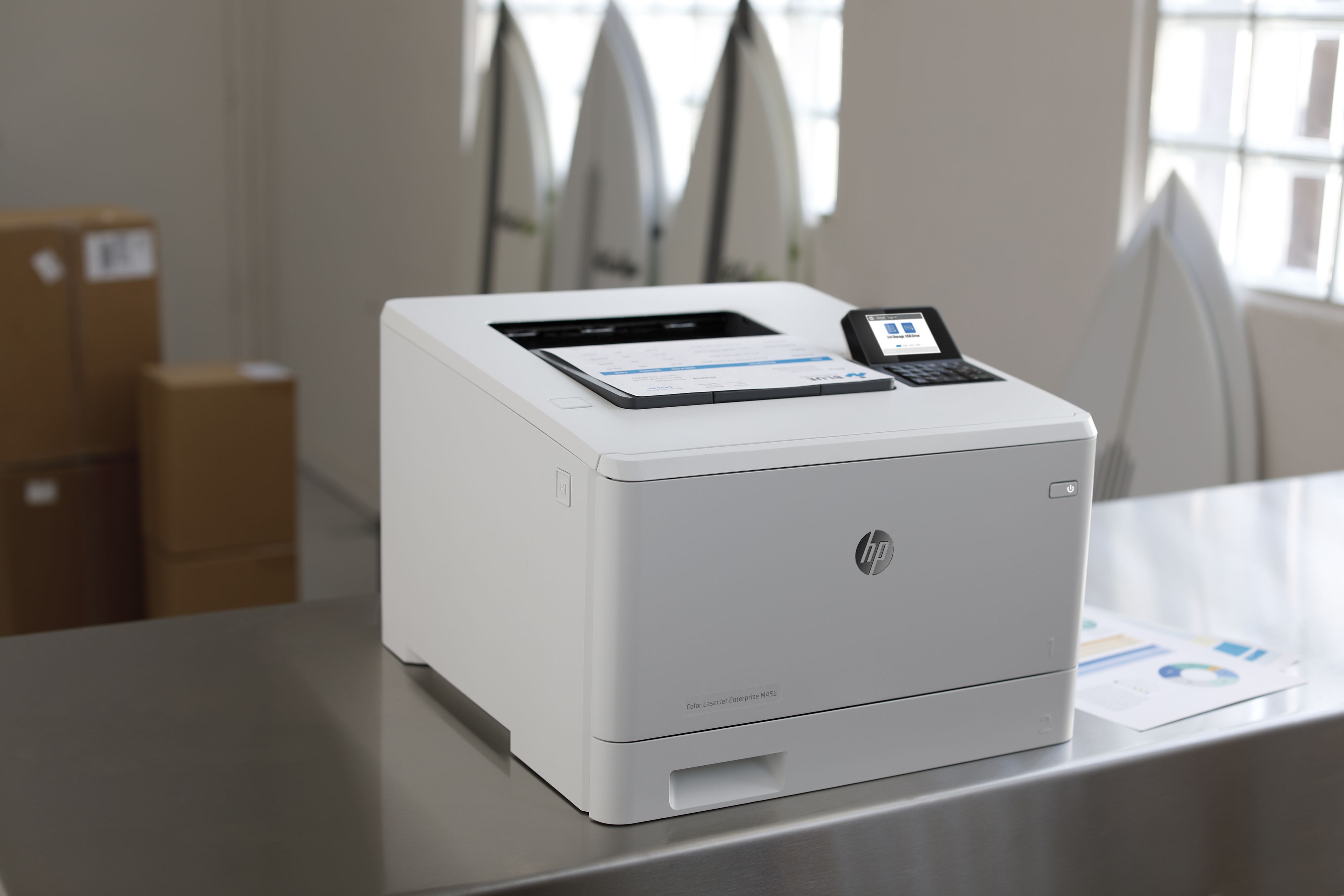 Принтер лазерний HP Color LaserJet Enterprise M455dn (3PZ95A) (Пошкоджене пакування)фото