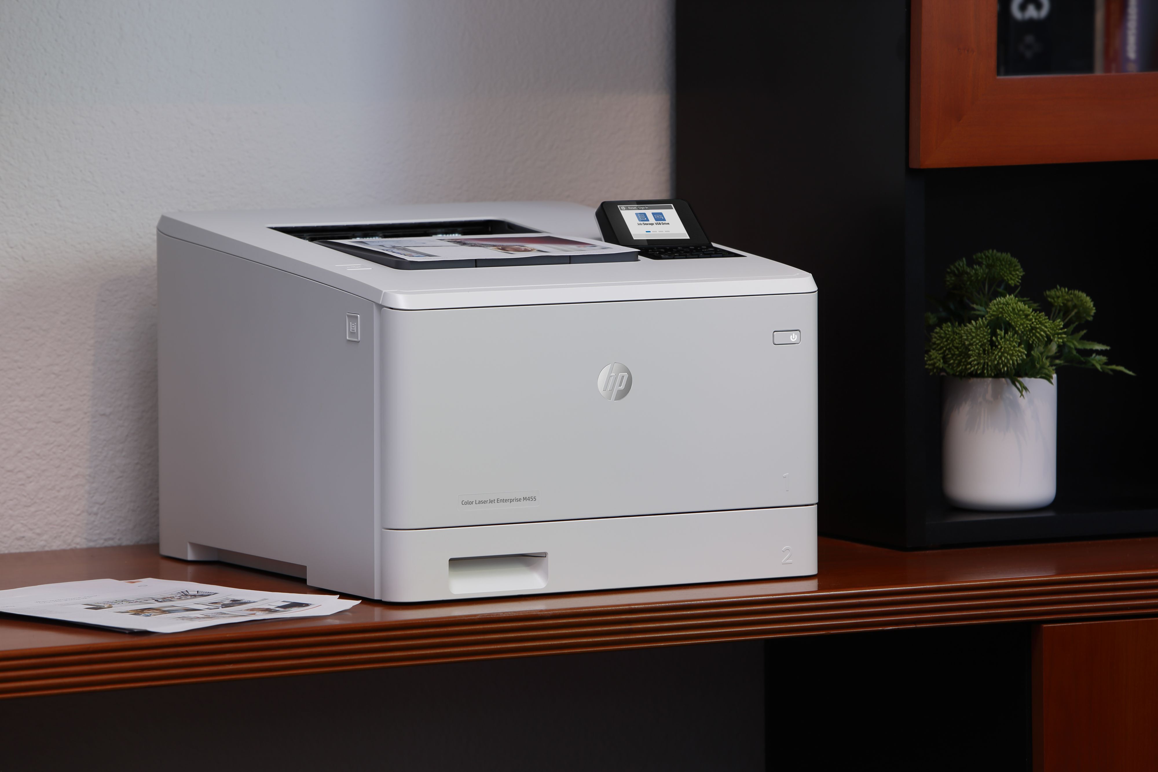 Принтер лазерний HP Color LaserJet Enterprise M455dn (3PZ95A) (Пошкоджене пакування)фото