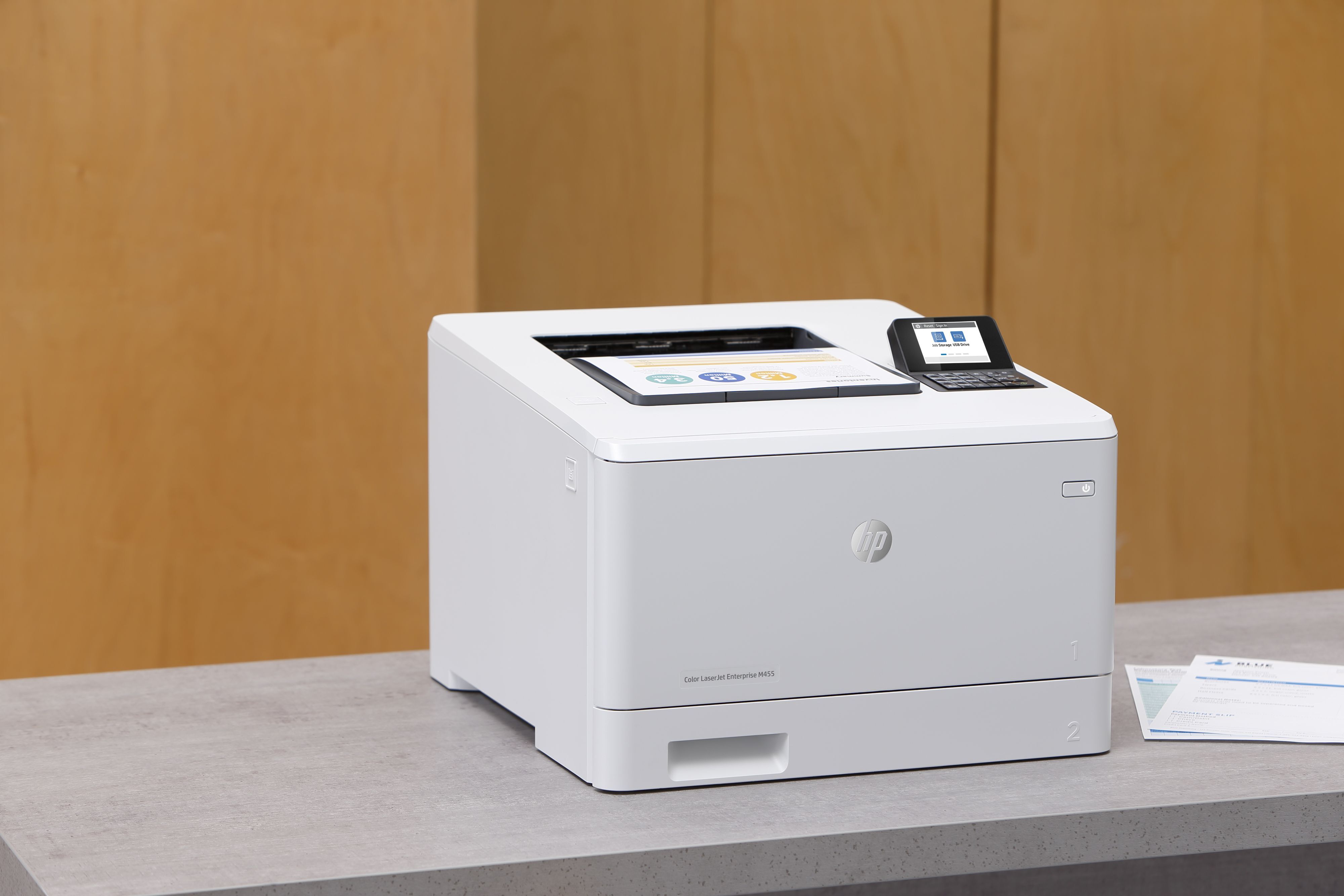 Принтер лазерний HP Color LaserJet Enterprise M455dn (3PZ95A) (Пошкоджене пакування)фото