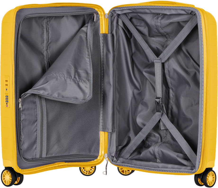 Чемодан 2E Aero янтарно-желтый (2E-SPP-AERO-S-AY) фото 3