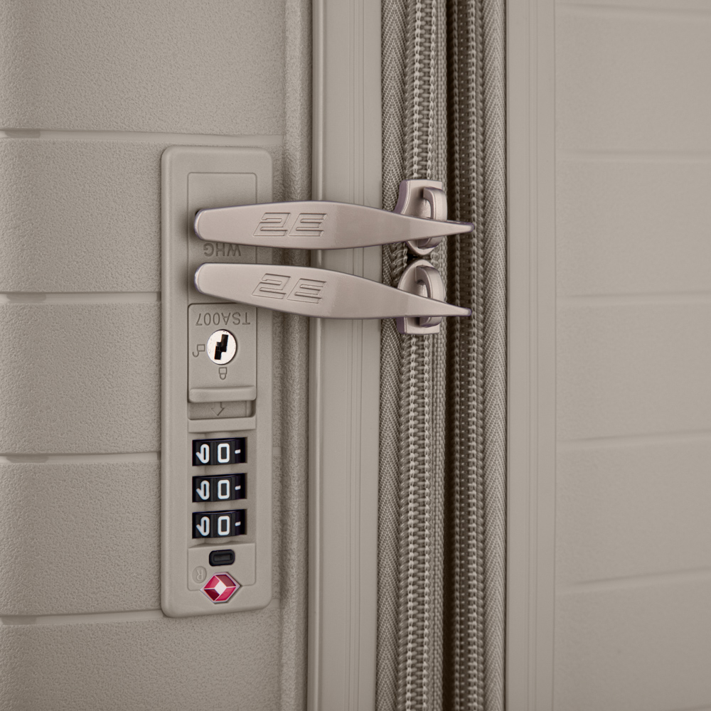 Чемодан 2E Aero бежевый (2E-SPP-AERO-S-TP) фото 12