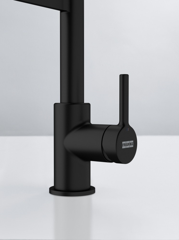 Змішувач Franke Lina Semi Pro, чорний матовий (115.0725.838)фото