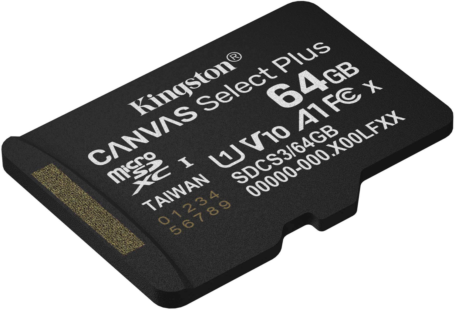 Карта пам'яті Kingston microSD 64GB C10 UHS-I A1 V10 R100MB/s (SDCS3/64GBSP)фото