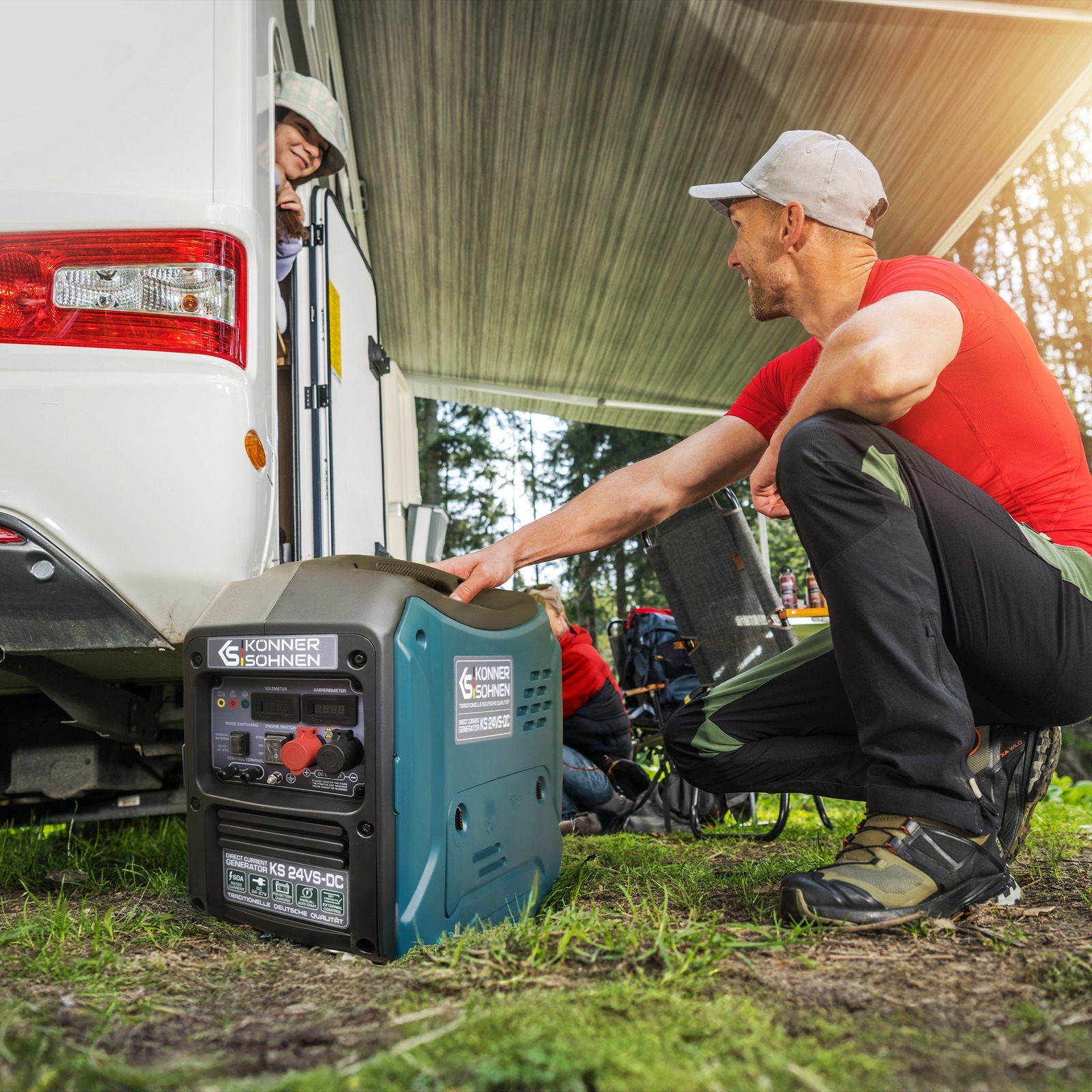 Генератор постоянного тока бензиновый Konner&Sohnen KS 24VS-DC 24-27В 60А (KS24VS-DC) фото 10