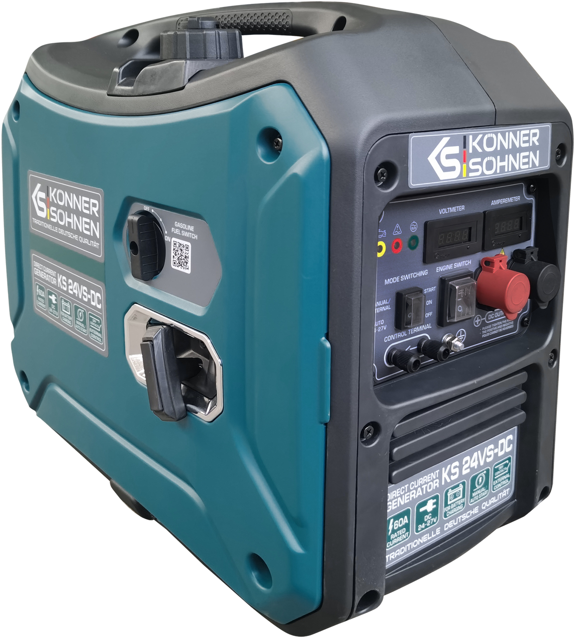 Генератор постоянного тока бензиновый Konner&Sohnen KS 24VS-DC 24-27В 60А (KS24VS-DC) фото 4