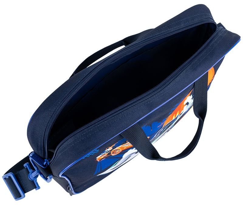 Шкільна текстильна сумка Kite A4, 1 від., 589 Hot Wheels (hw25-589)фото