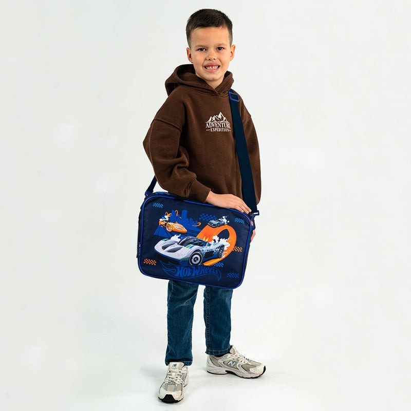 Шкільна текстильна сумка Kite A4, 1 від., 589 Hot Wheels (hw25-589)фото