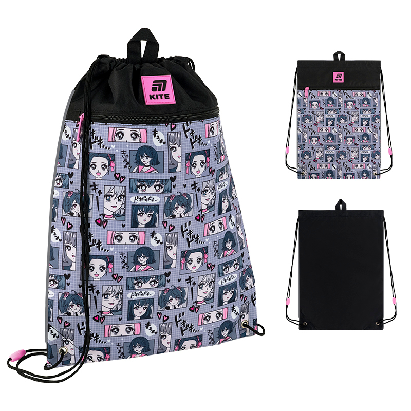 Сумка для взуття Kite 601M Anime Girl (k25-601m-9) фото