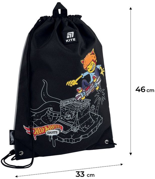Сумка для взуття Kite 600M Hot Wheels-2 (hw25-600m-2)фото
