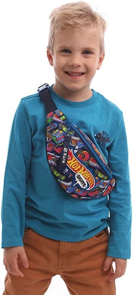 Сумка-бананка Kite детская 2577 Hot Wheels (hw25-2577) фото 