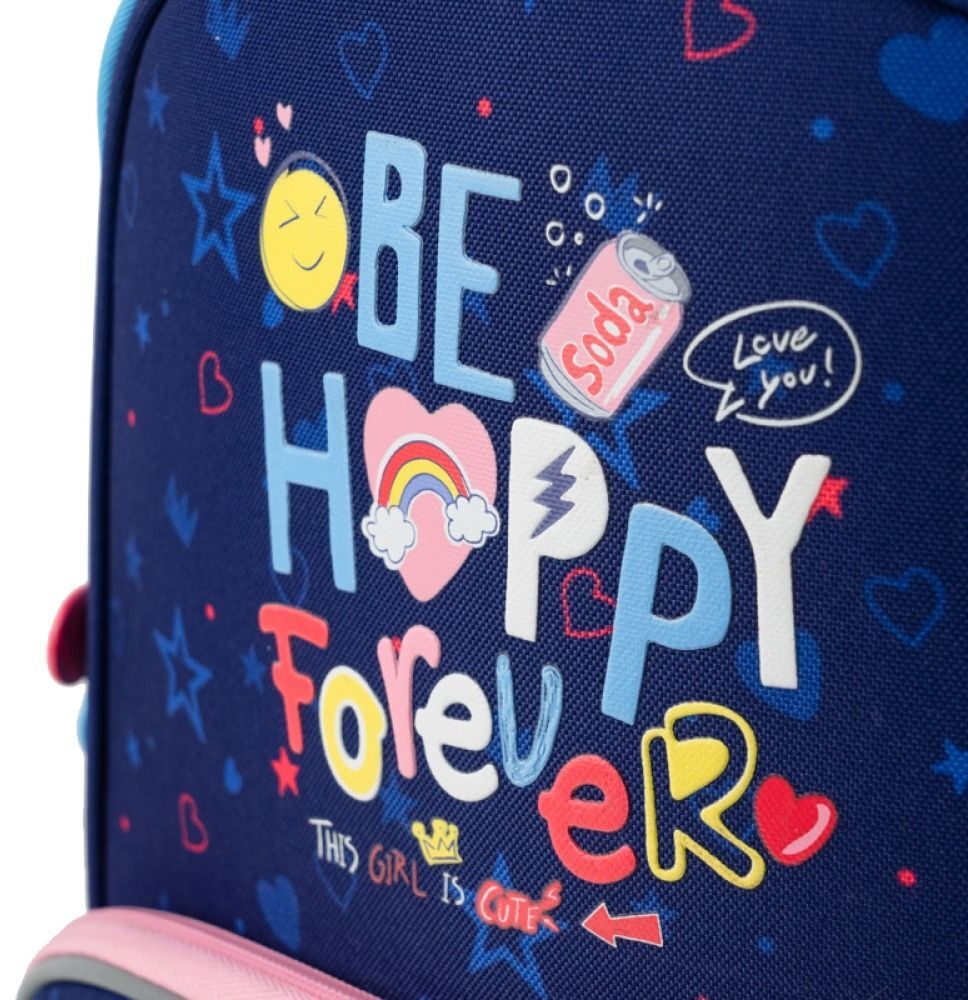 Рюкзак GoPack Education каркасный 597M-3 Be Happy (go24-597m-3) фото 