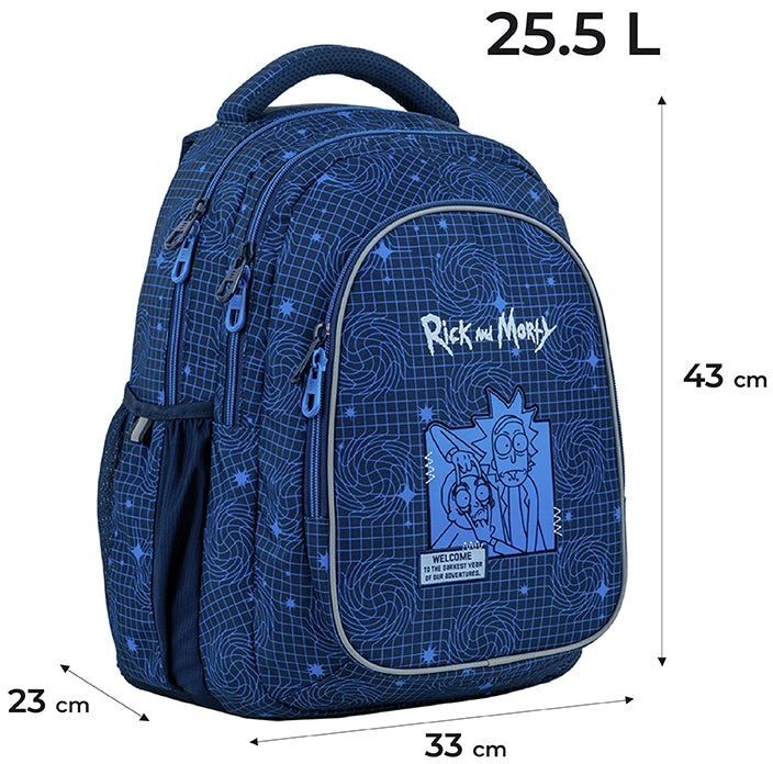 Рюкзак Kite Education teens 8001L Rick &amp; Morty (rm24-8001l)фото