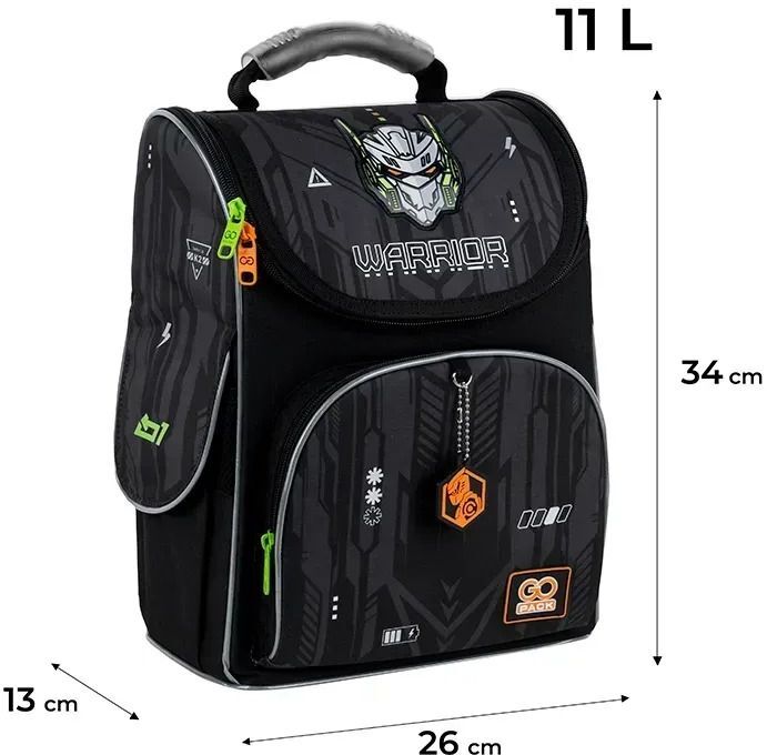 Рюкзак GoPack Education каркасний 5001S-8 Warrior (go25-5001s-8)фото7