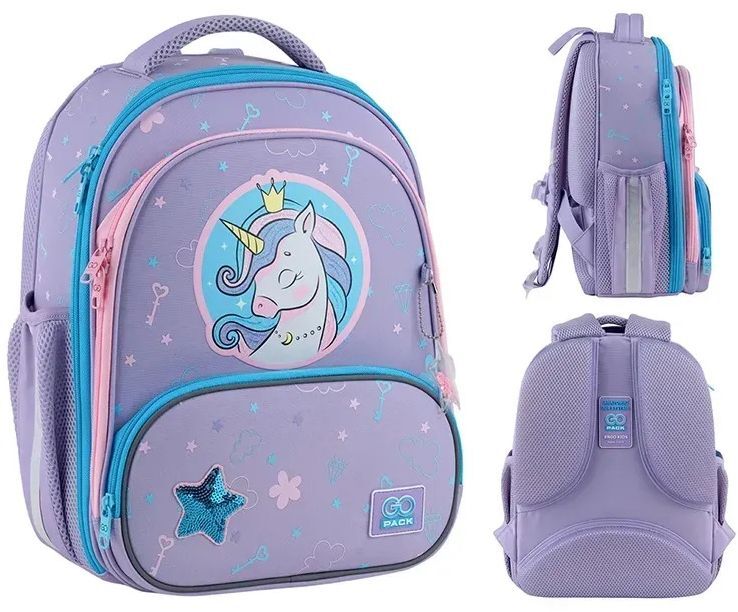 Рюкзак GoPack Education каркасний 597M-3 Fairytale Unicorn (go25-597m-3)фото4