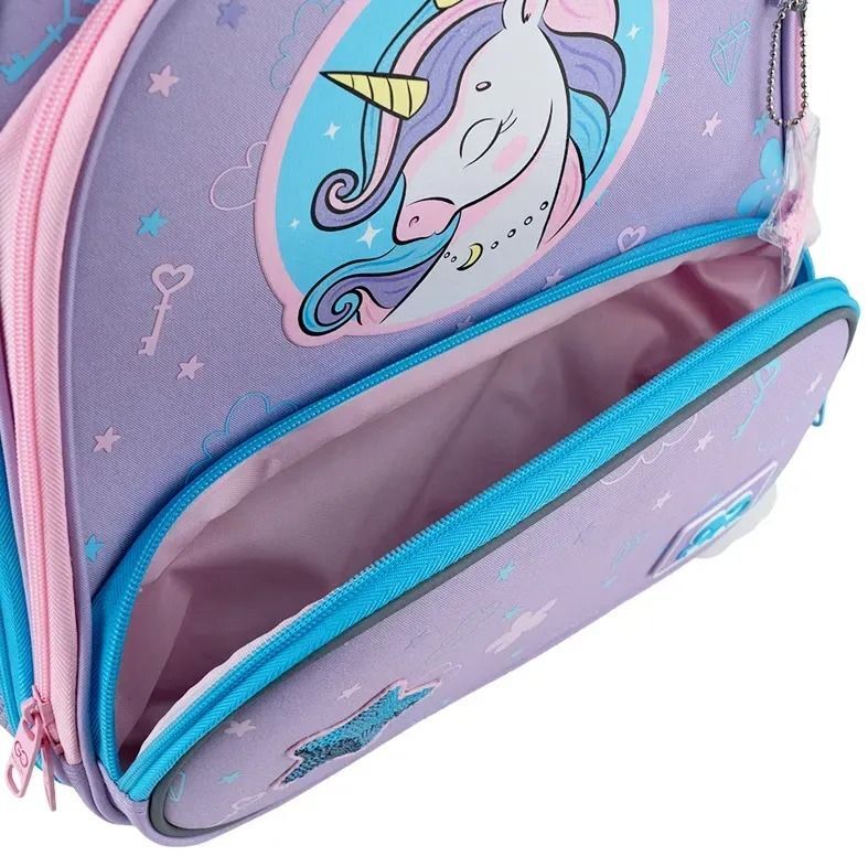 Рюкзак GoPack Education каркасний 597M-3 Fairytale Unicorn (go25-597m-3)фото13