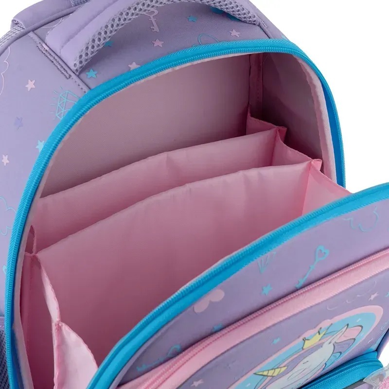 Рюкзак GoPack Education каркасний 597M-3 Fairytale Unicorn (go25-597m-3)фото9