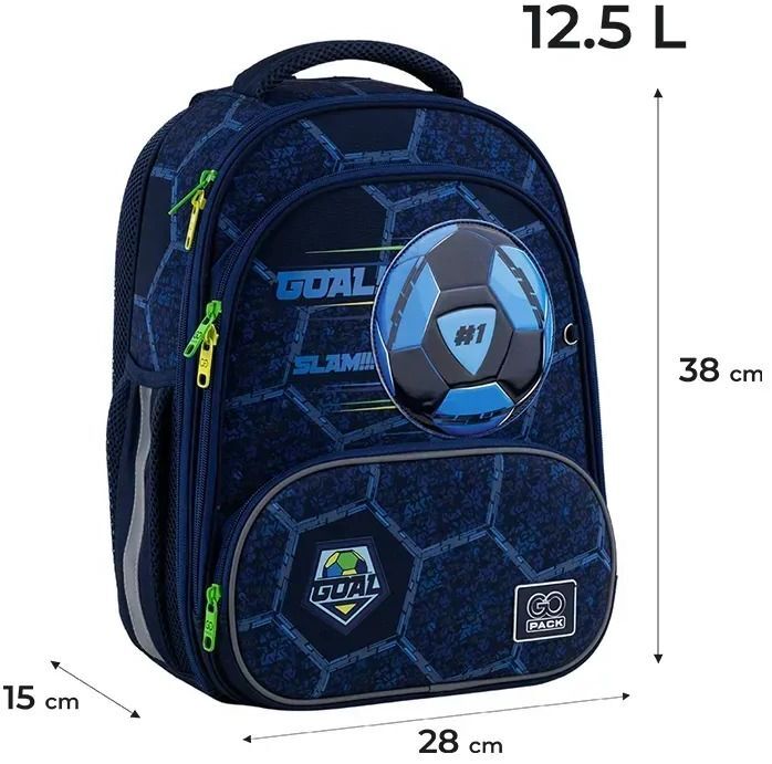Рюкзак GoPack Education каркасный 597M-6 Goal (go25-597m-6) фото 7