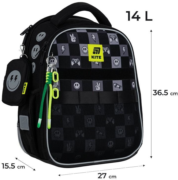 Рюкзак Kite Education каркасний 555 Game On (k25-555s-5)фото5