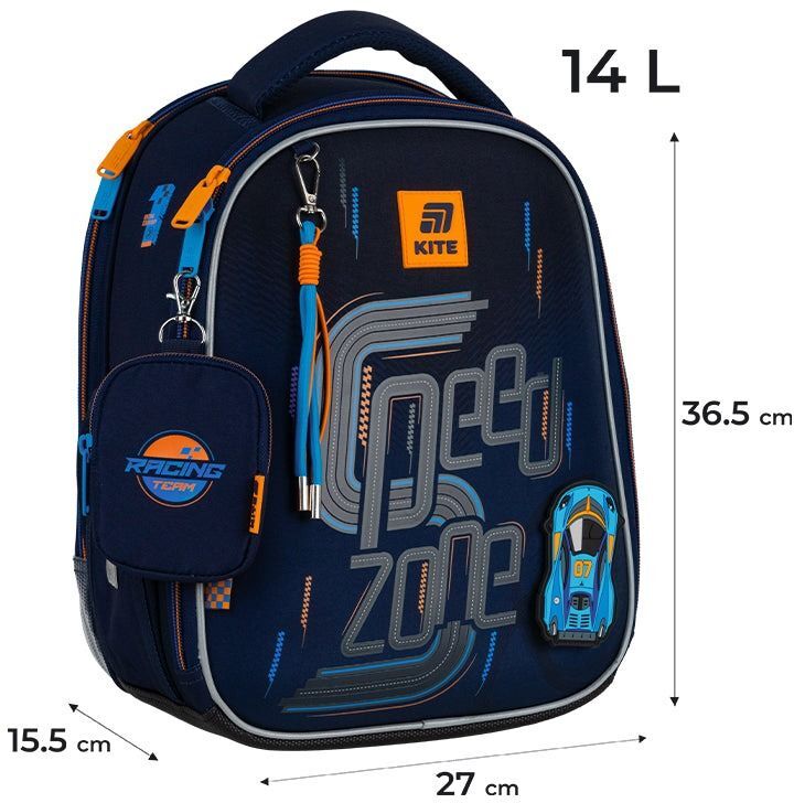 Рюкзак Kite Education каркасний 555 Speed Zone (k25-555s-3)фото6