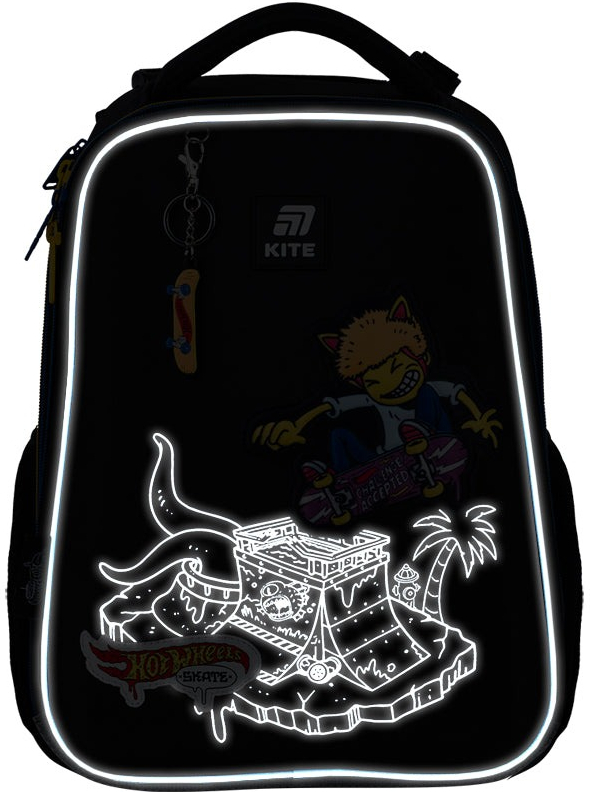 Рюкзак Kite Education каркасний 531 Hot Wheels (hw25-531m)фото13