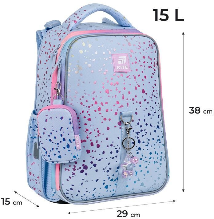 Рюкзак Kite Education каркасный 531 Shiny (k25-531m-1) фото 
